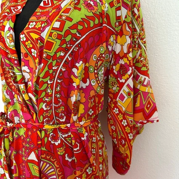 Josie Natori Kimono Robe. Size small - Picture 2 of 6
